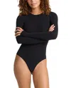 Commando Long Sleeve Bodysuit In Black