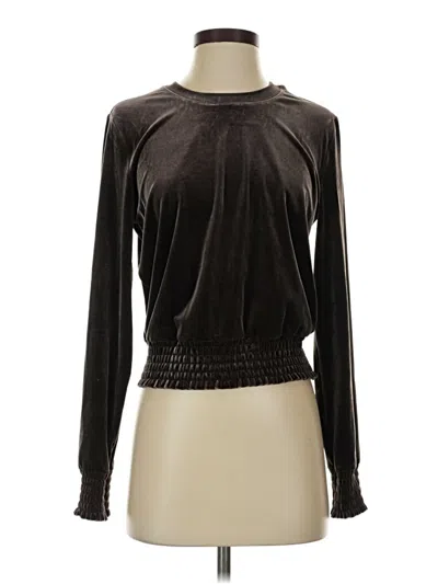 Pre-owned Commando Long Sleeve Top Black Turtleneck Tops