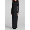 Commando Long Sleeve Turtleneck Dress In Black