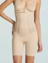 Commando Luxe Control High Waist Short In True Nude In Beige