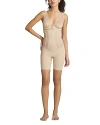 Commando Luxe Control High Waist Short In True Nude In Beige