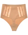 Commando Luxe Control Thong In Brown