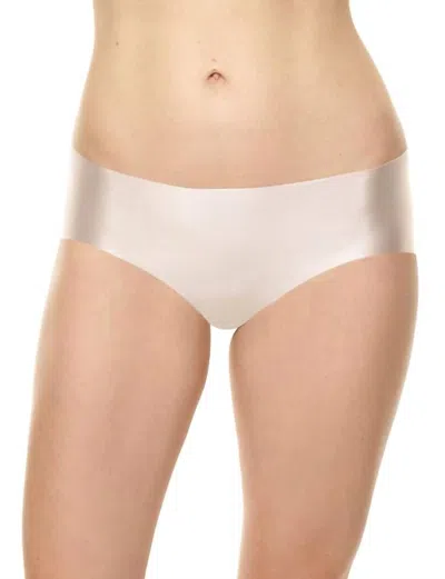 Commando Luxe Satin Bikini In Creme In Beige