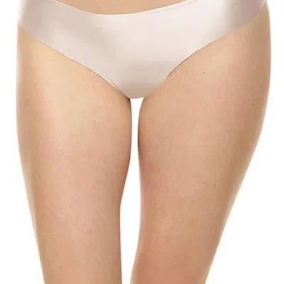 Commando Luxe Satin Thong Panty In Creme In White
