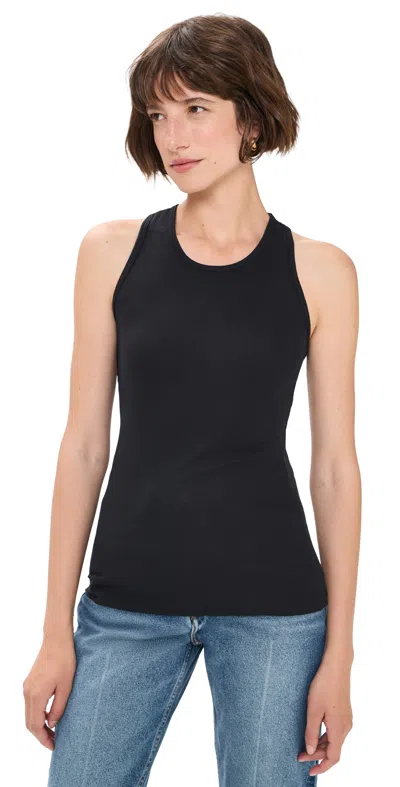 Commando Luxury Rib Tank Top Black
