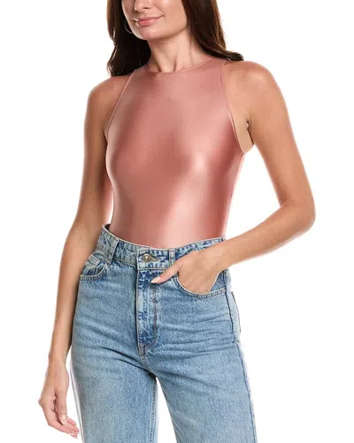 Commando ® Matte Metallic Crewneck Tank Bodysuit In Pink