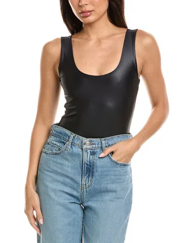 Commando Matte Metallic High Cut Bodysuit In Red