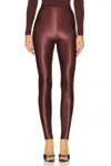 COMMANDO MATTE METALLIC LEGGING IN COPPER