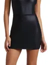 Commando Matte Metallic Micro-mini Skirt In Oxide In Multi