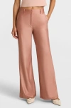 Commando Matte Metallic Wide Leg Pants In Pink