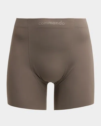 Commando Men & Apos;s Bonded Microtech Boxer Briefs In Taupe