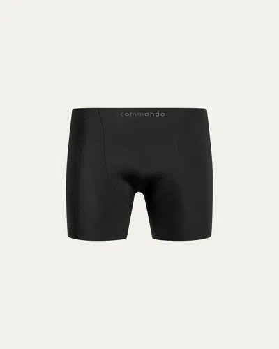Commando Men's Bonded Microtech Boxer Briefs In Black
