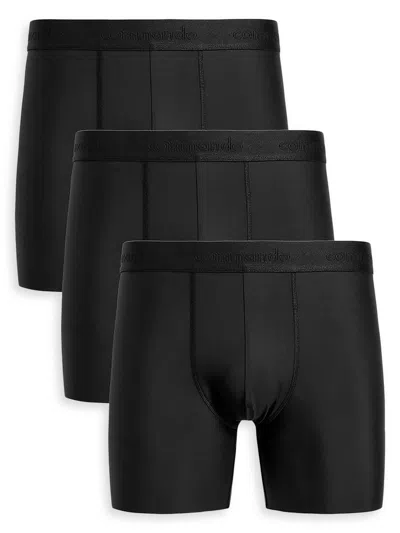 Commando Classic Boxer Brief 3-pack In Black