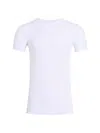 Commando Men's Classic Microfiber Crewneck Undershirt In White