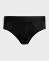Commando Men's Micro-modal Modern Fit Briefs In Black