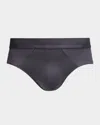 Commando Men's Micro-modal Modern Fit Briefs In Titanium