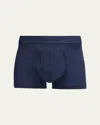 Commando Men's Micro-modal Relaxed Fit Trunks In Dkn-dark Navy
