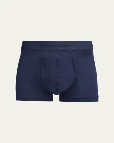 Commando Men's Micro-modal Relaxed Fit Trunks In Dark Navy