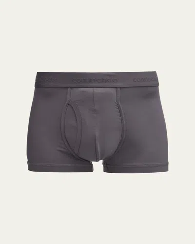 Commando Men's Micro-modal Relaxed Fit Trunks In Tnm-titanium