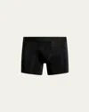 Commando Men's Micro-modal Boxer Briefs In Black Black