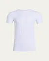 Commando Men's Original Microfiber Crewneck T-shirt In White