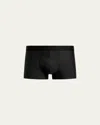 Commando Men's Original Microfiber Trunks In Black