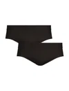 Commando Men's Premier 2-pack Stretch-cotton Brief Set In Black