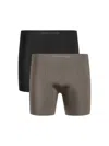 Commando Men's Ultimate Bonded 2-pack Micro-tech Boxer Brief Set In Black