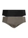 Commando Men's Ultimate Bonded 2-pack Micro-tech Brief Set In Black