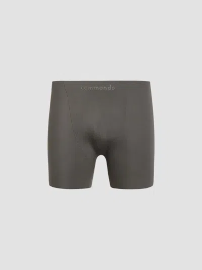 Commando Men's Ultimate Bonded Micro Tech Boxer Brief In Gray