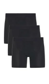 Commando Micro Modal Modern Fit 3 Pack Boxer Brief In Black