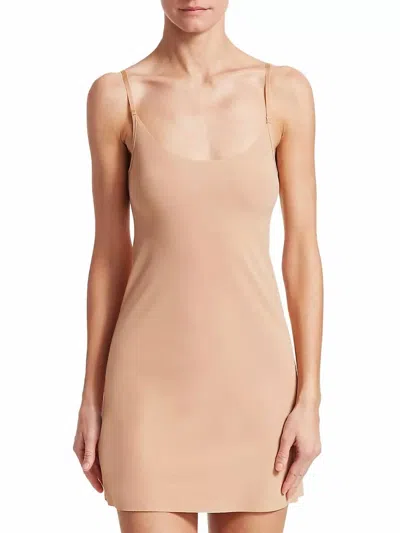 Commando Mini Cami Slip In Beige In Brown