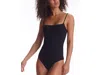 Commando Neoprene Cami Bodysuit In Black