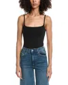 Commando Butter Scoop Neck Spandex Camisole In Black