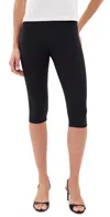 Commando Neoprene Capri Leggings Black In Black