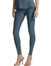 Commando Scuba Knit High Waist Leggings In Blue