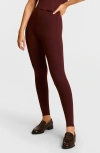 Commando Neoprene Leggings In Burgundy