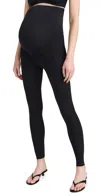 Commando Neoprene Maternity Leggings Black In Black