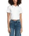 Commando Neoprene Polo Shirt In White