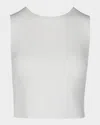 Commando Neoprene Ceo Shell Top In White In White