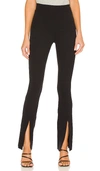 Commando Neoprene Split Front Pant In Black
