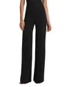 Commando Stretch-neoprene Wide-leg Pants In Black