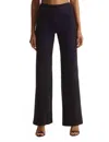 Commando Neoprene Wide Leg Pants In Black In Black