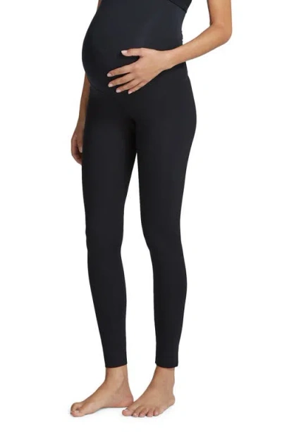 Commando Neoprene Maternity Leggings In Black