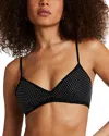 Commando Party Starter Bralette In Crystal Black In Crystal Black