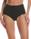 Commando Party Starter High Rise Bikini Bottom In Black