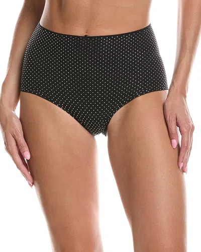Commando Party Starter High Rise Bikini Bottom In Black