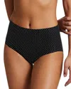 Commando Party Starter High Waist Briefs In Crystal Black