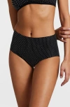 Commando Party Starter High Waist Briefs In Crystal Black