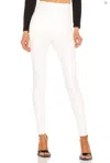 Commando Perfect Control Faux Leather Leggings In White In White